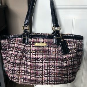 Coach tote. Multi color handbag